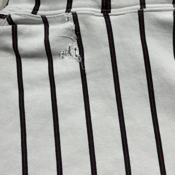 Stripes Women's Champion Reverse Weave Cropped Hoodie Size M 20x22 - Picture 8 of 8